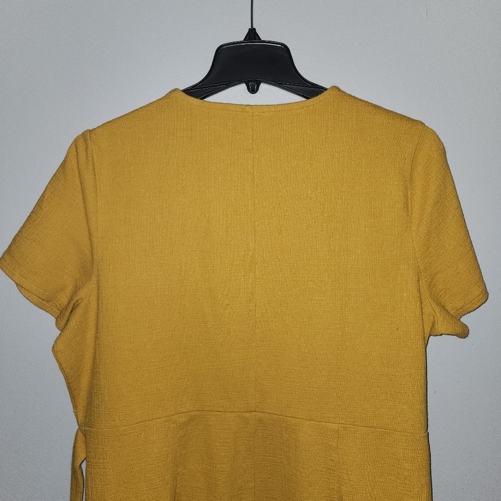 J. Crew women's wrap mini dress size XXL yellow - Picture 8 of 8